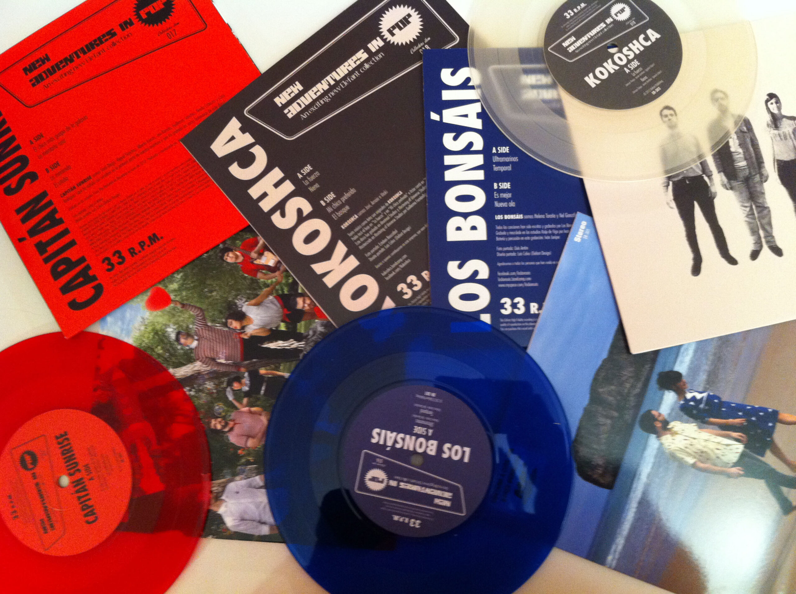 Imagen destacada de noticia: New Adventures In Pop: Nueva Entrega LOS BONSÁIS, CAPITÁN SUNRISE y KOKOSHCA [Enero 2012]